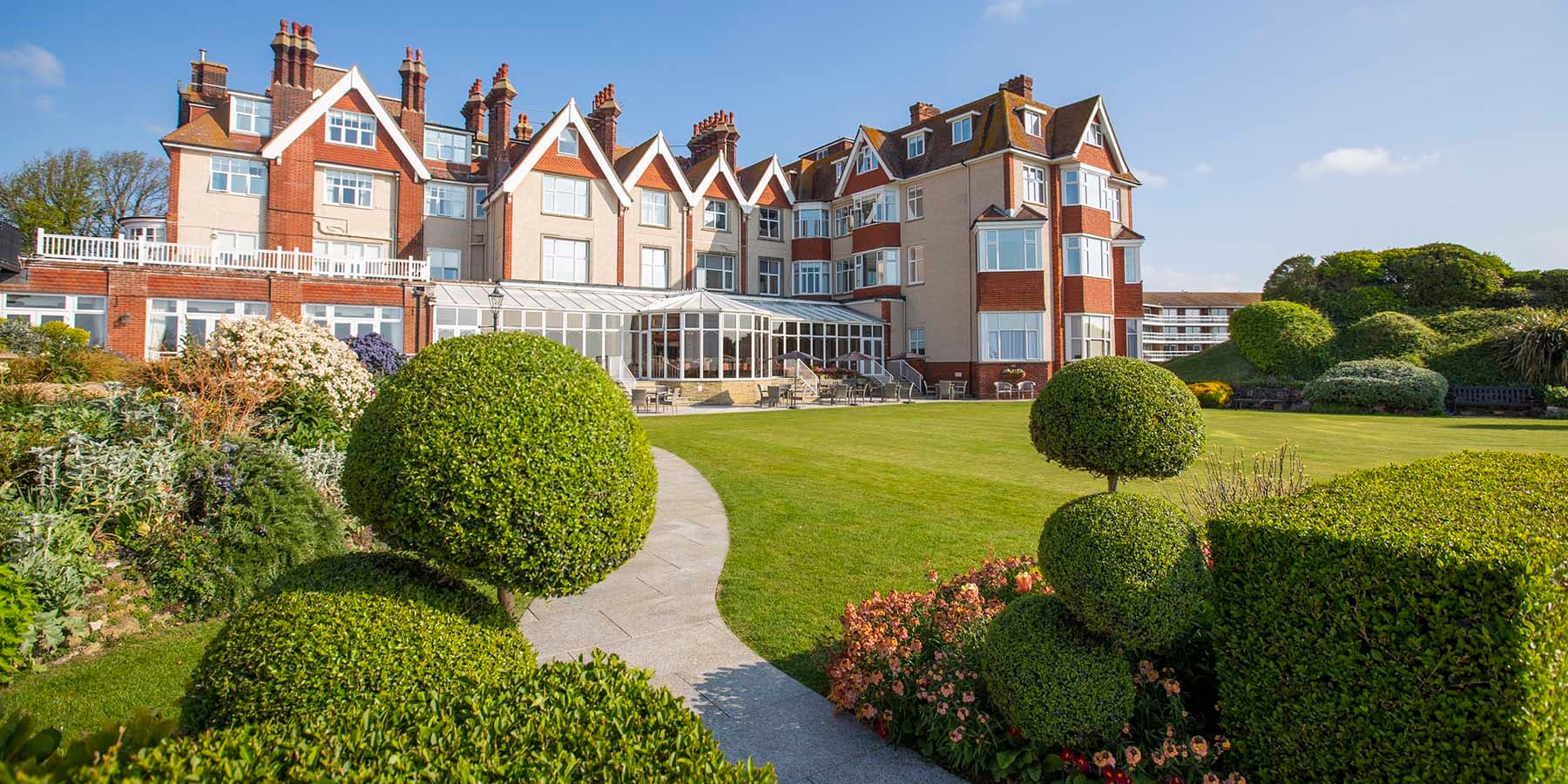 The Hydro Hotel, Eastbourne, from the gardens